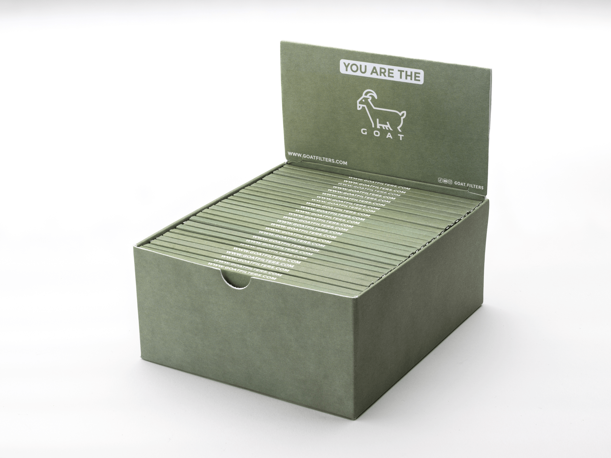 Goatfilters GOAT 50er Bundle Longpapes ungebleicht