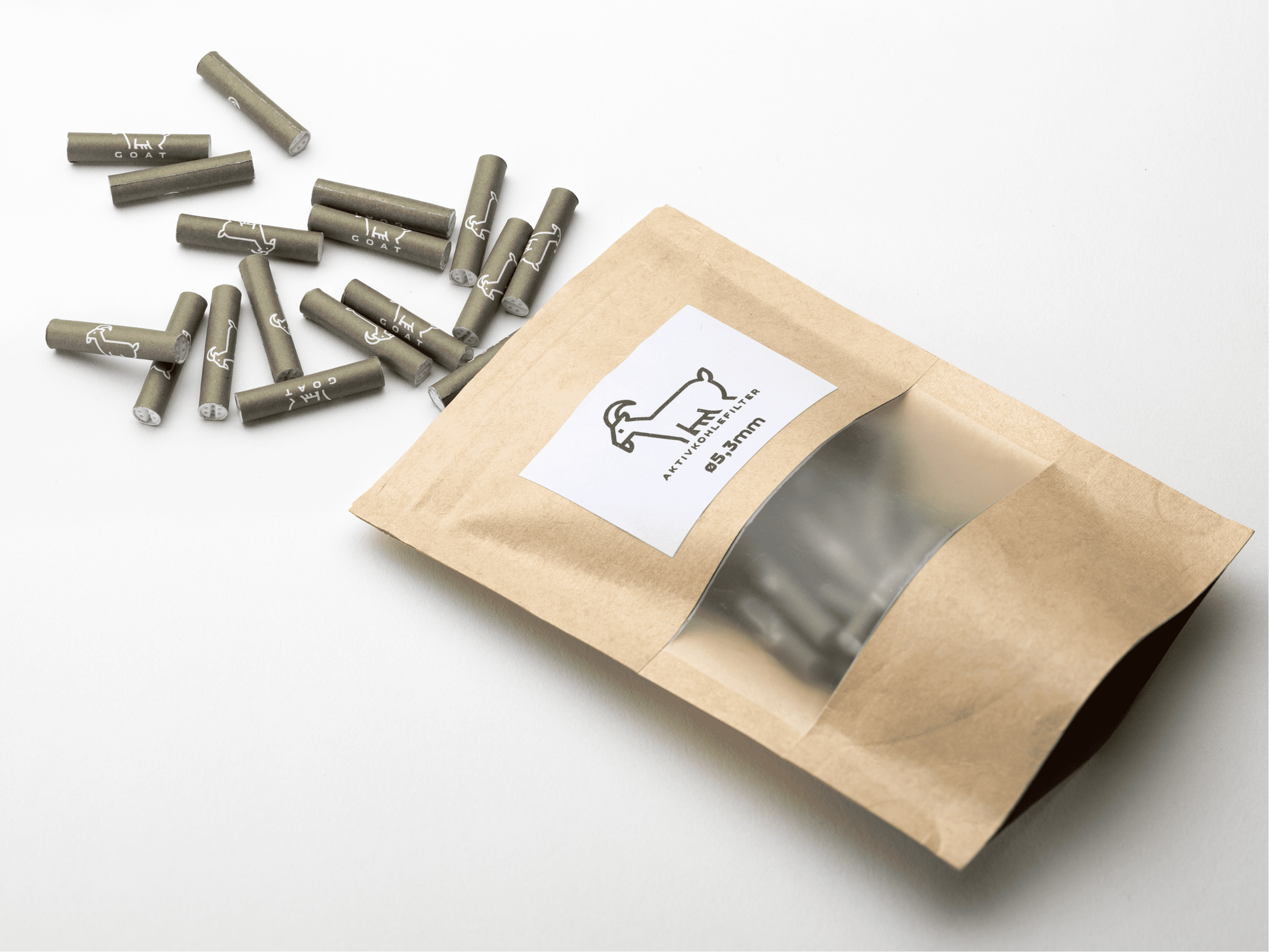 GOAT AKTIVKOHLEFILTER GOATFILTERS AKTIS 5,3MM