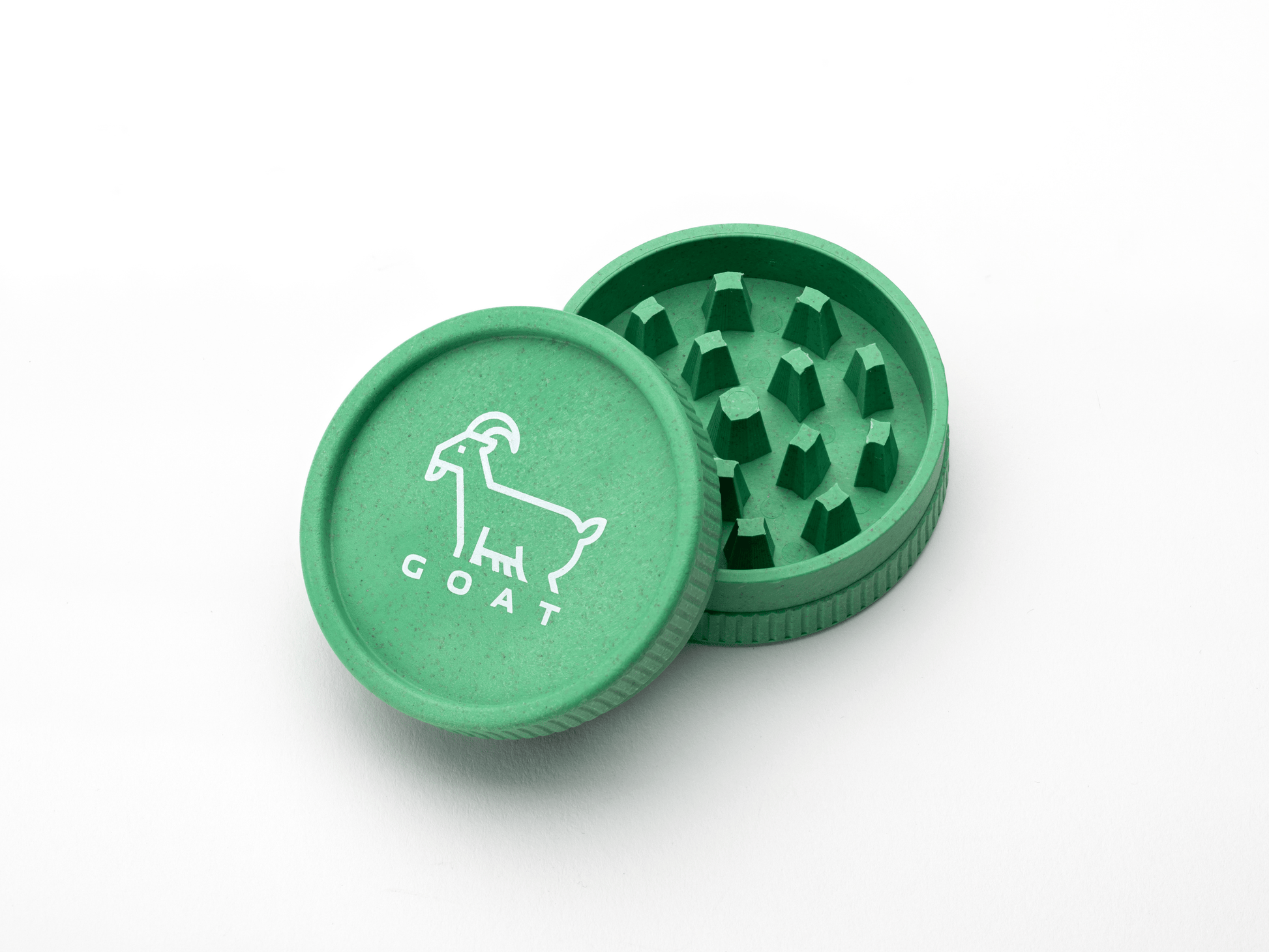 Goatfilters GOAT Cannabis Bubatz Hanf Crusher Grinder Mörser grün special sehr gut