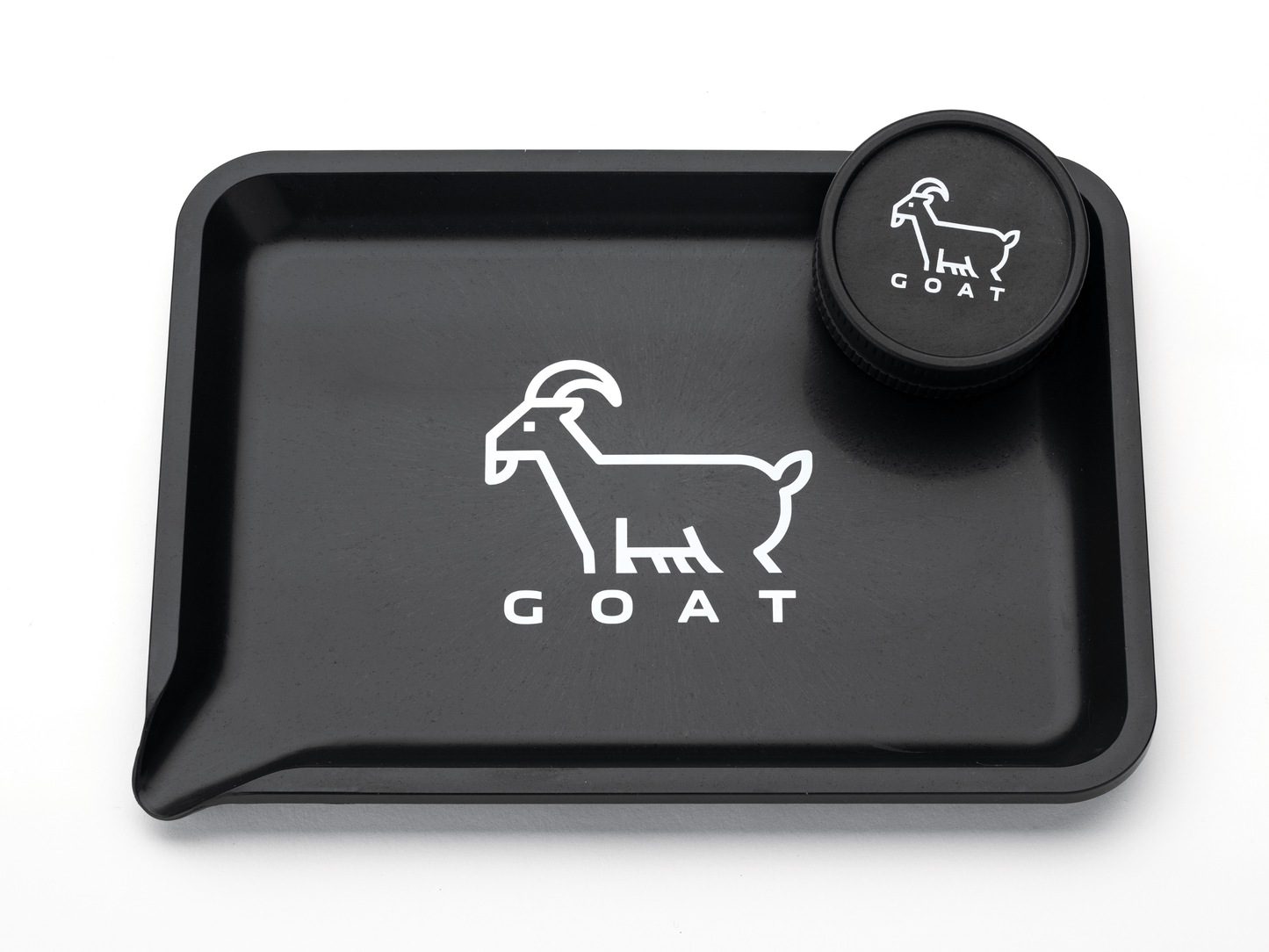 Goatfilters GOAT Grinder Tray Cannabis schwarz nachhaltig Hanf