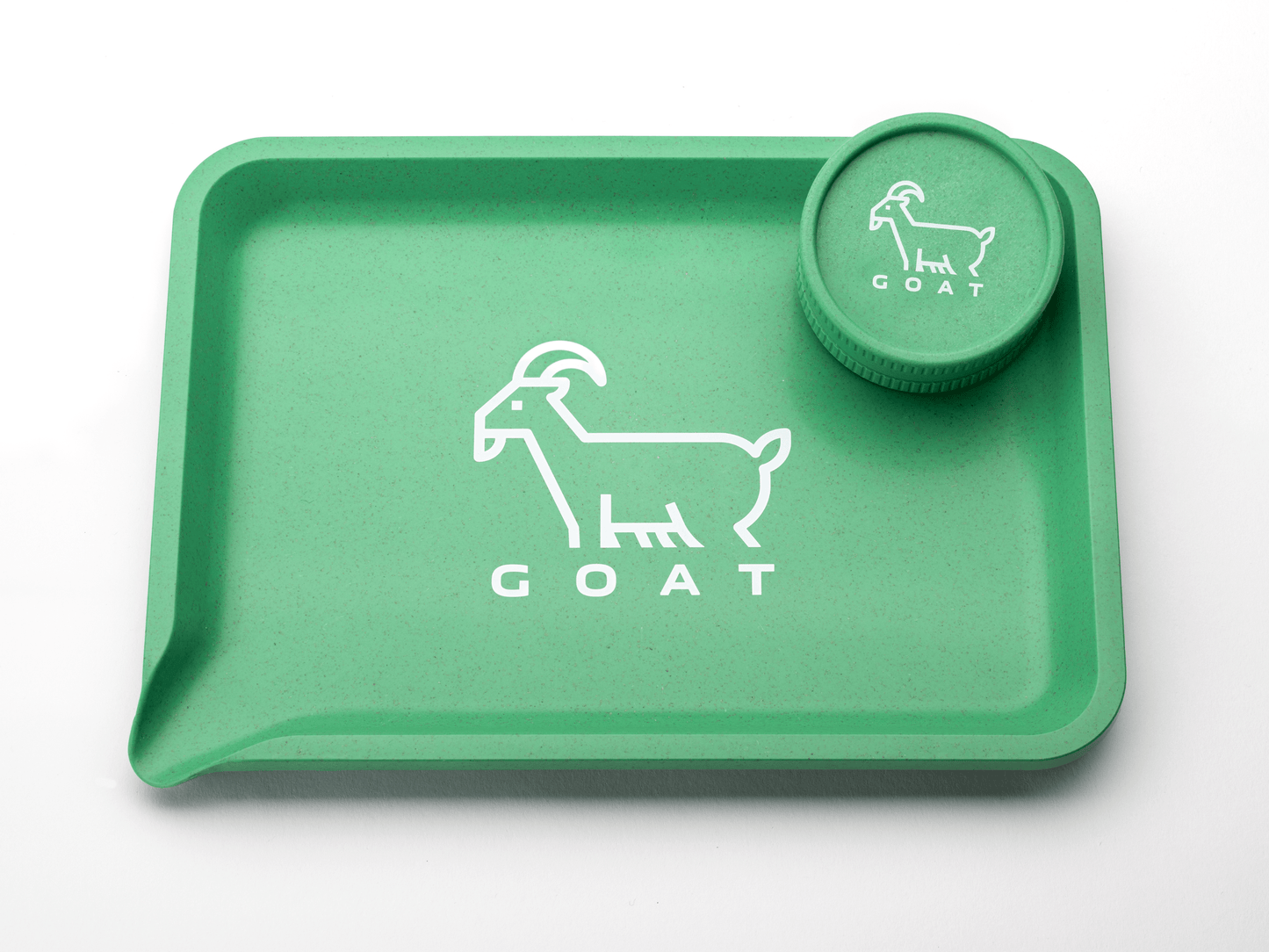 Goatfilters GOAT Grinder Crasher Hanf Tray Gießnase grün special