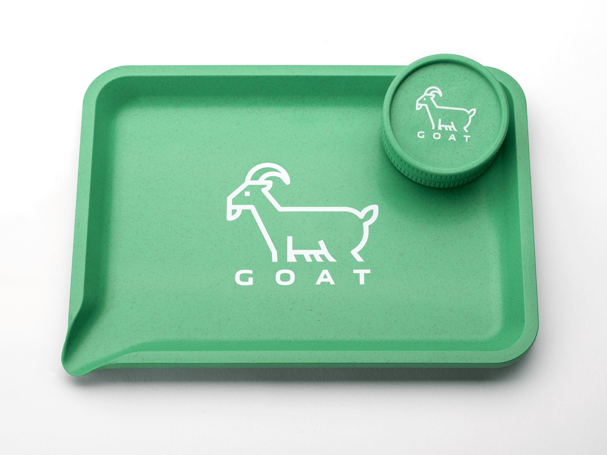 Goatfilters GOAT Grinder Crasher Hanf Tray Gießnase grün special