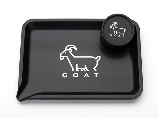 Goatfilters GOAT Grinder Tray Cannabis schwarz nachhaltig Hanf